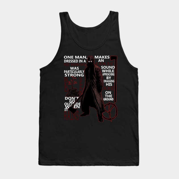 Deadly Premonition - Raincoat Killer Tank Top by red-leaf